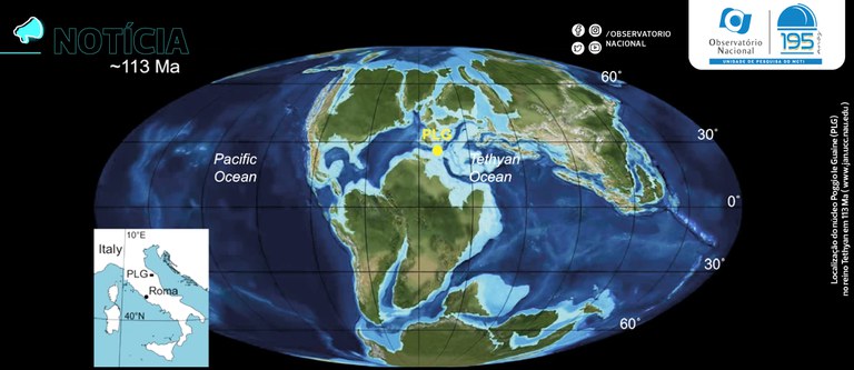 Pesquisador do ON/MCTI participa de estudo que revisa escala de tempo geológica do Cretáceo através de ciclos astronômicos